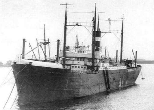 KNSM cargo ship Jan van Nassau. Image: Wrecksite.eu